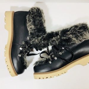 Sam Edelman Circus Boots Kilbourn Faux Fur Hiker